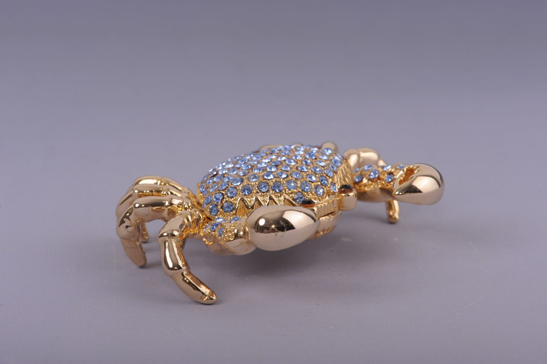 Keren Kopal Golden Crab with blue stones