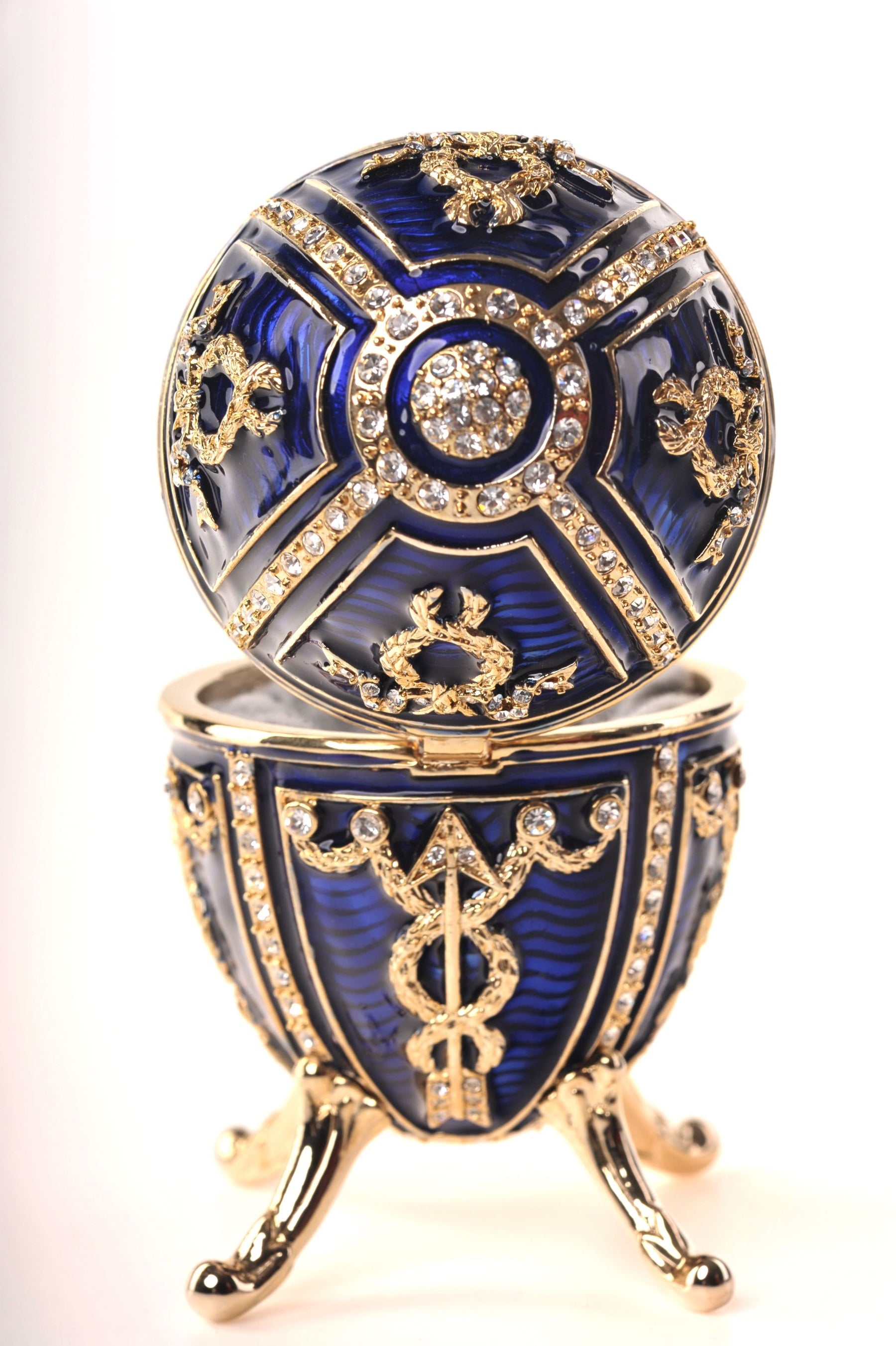 Keren Kopal Blue Faberge Easter Egg