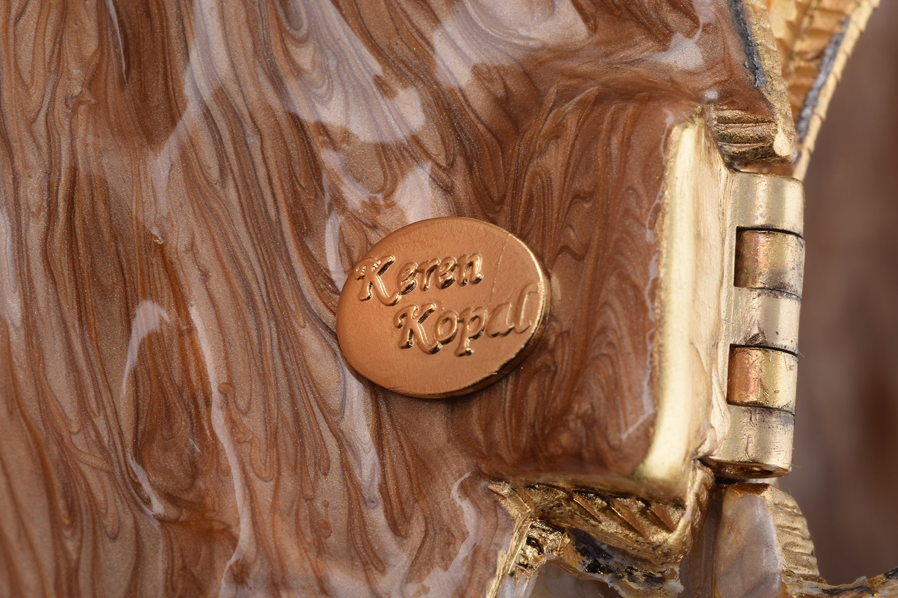 Keren Kopal Gold Peacocks Faberge Egg