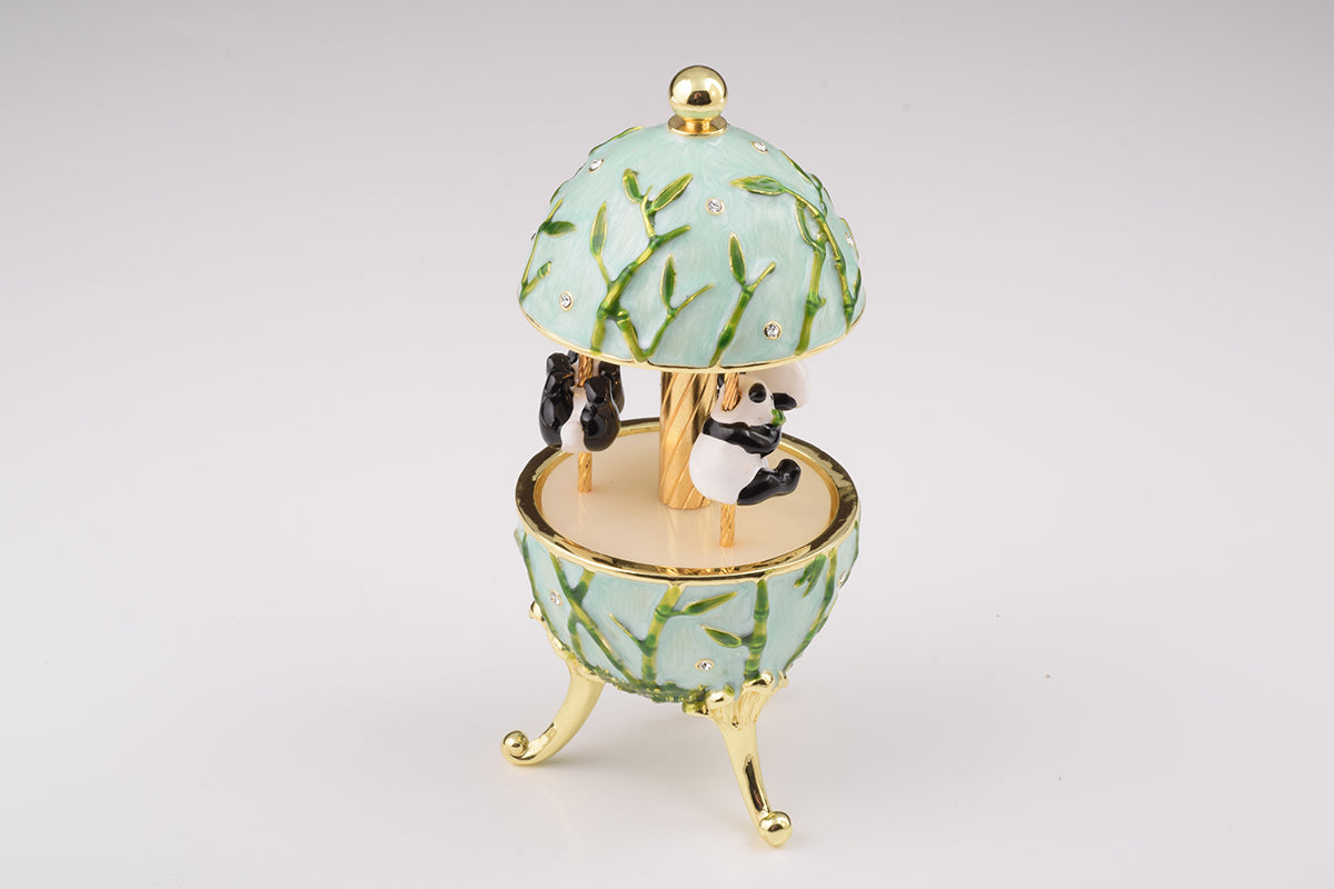 Keren Kopal Panda Bears Musical Carousel