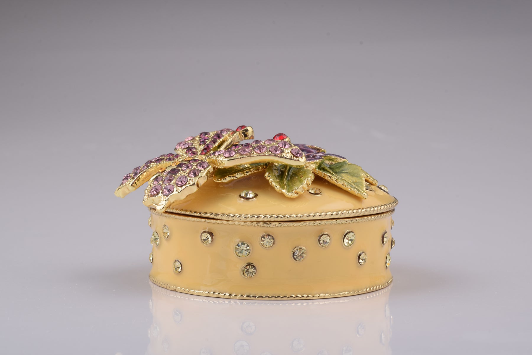 Keren Kopal Peach Trinket Box