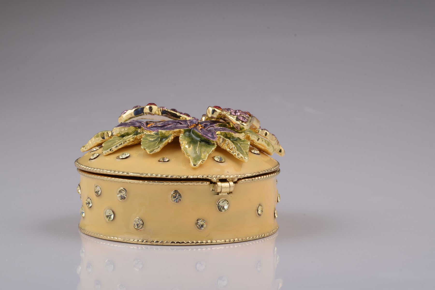 Keren Kopal Peach Trinket Box