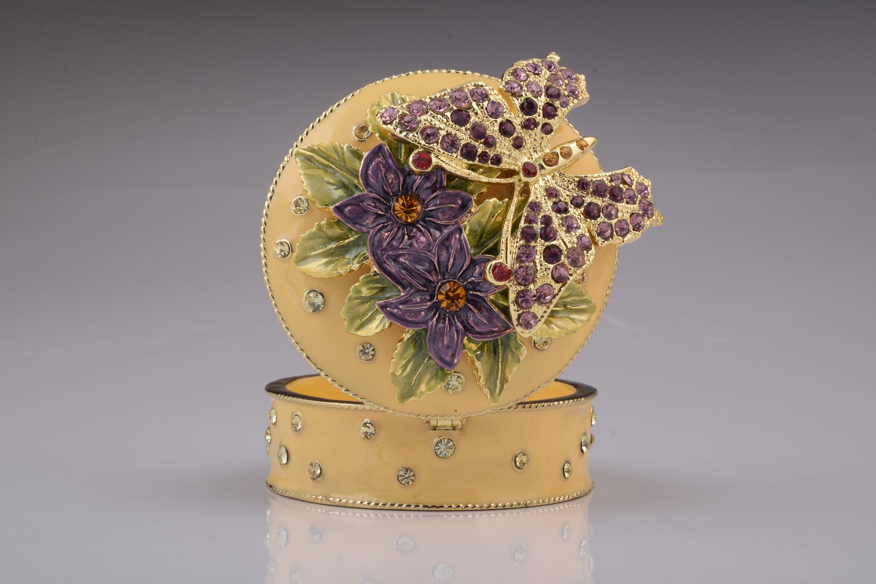 Keren Kopal Peach Trinket Box