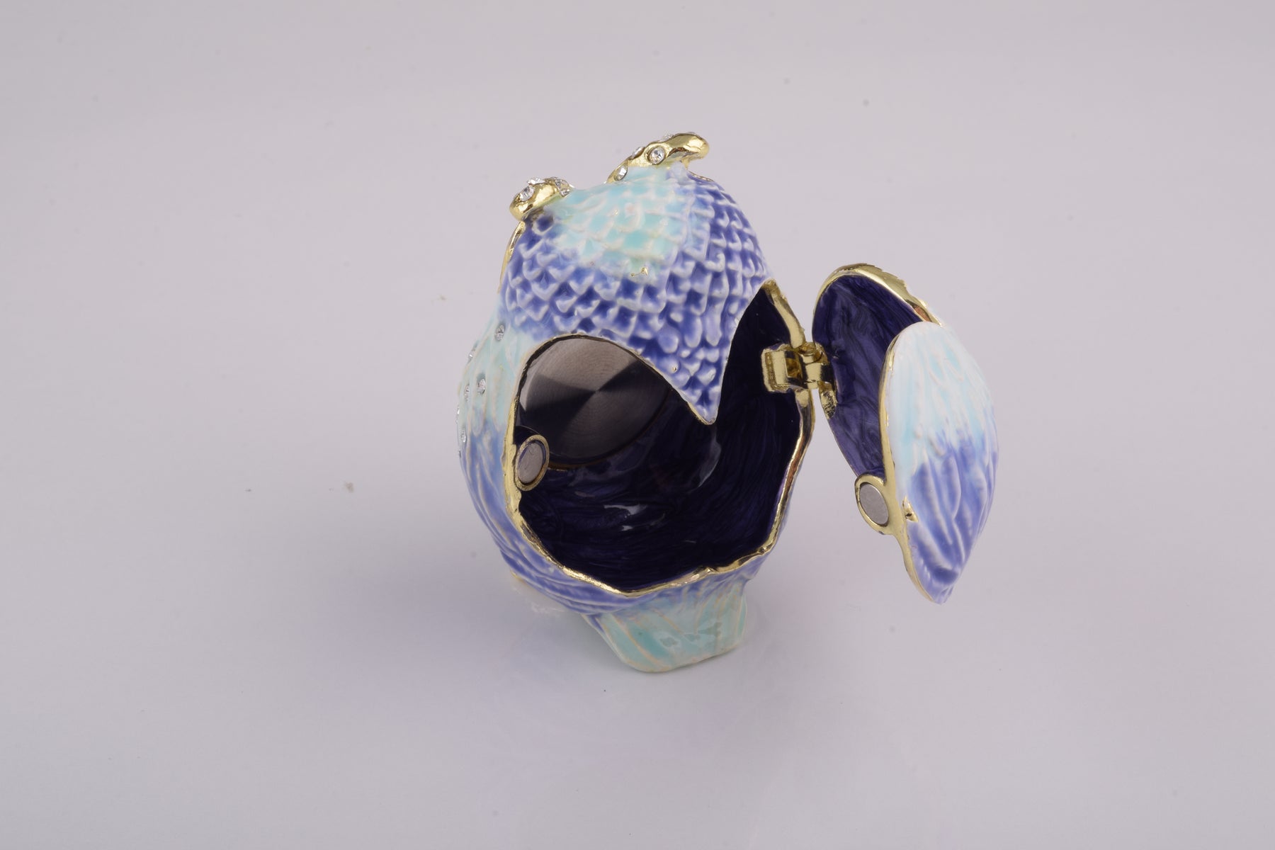 Keren Kopal Light Blue Owl with Clock