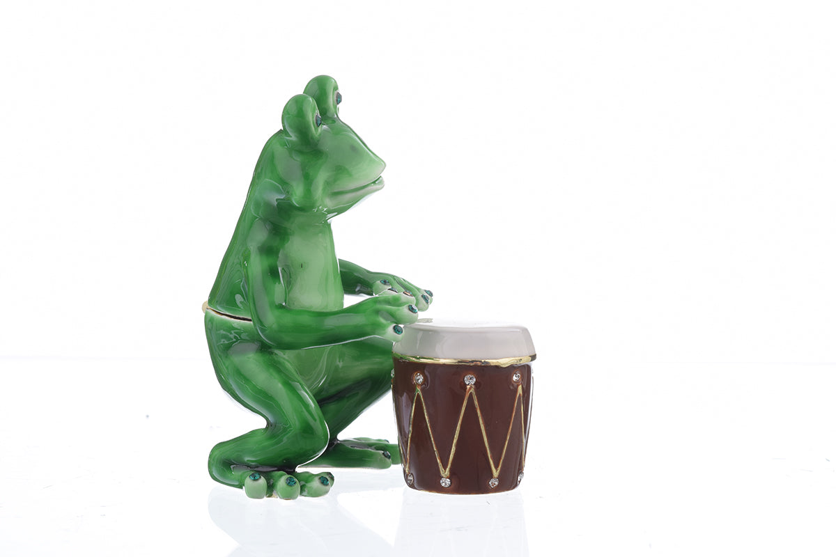 Keren Kopal Frog Playing Drums