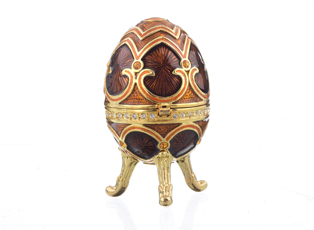 Keren Kopal Brown Faberge Egg