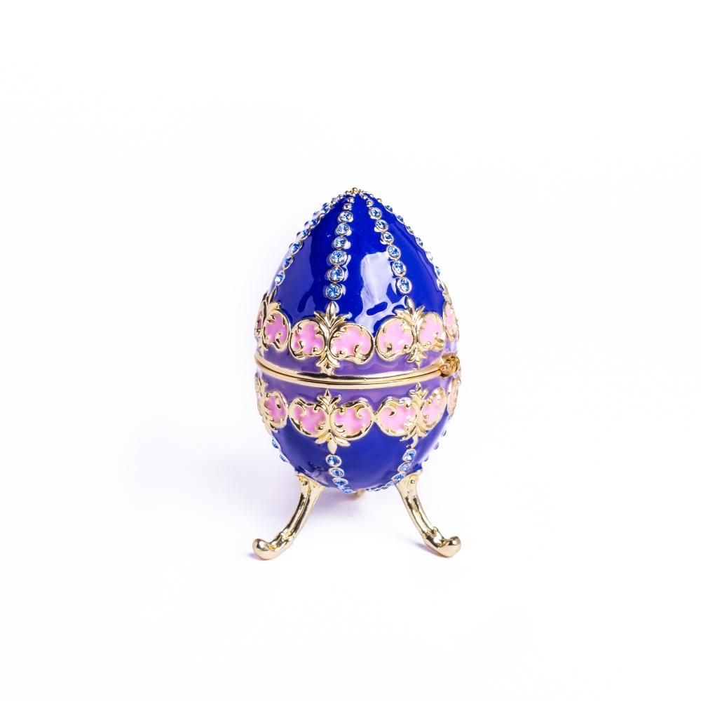 Keren Kopal Blue Decorated Faberge Egg
