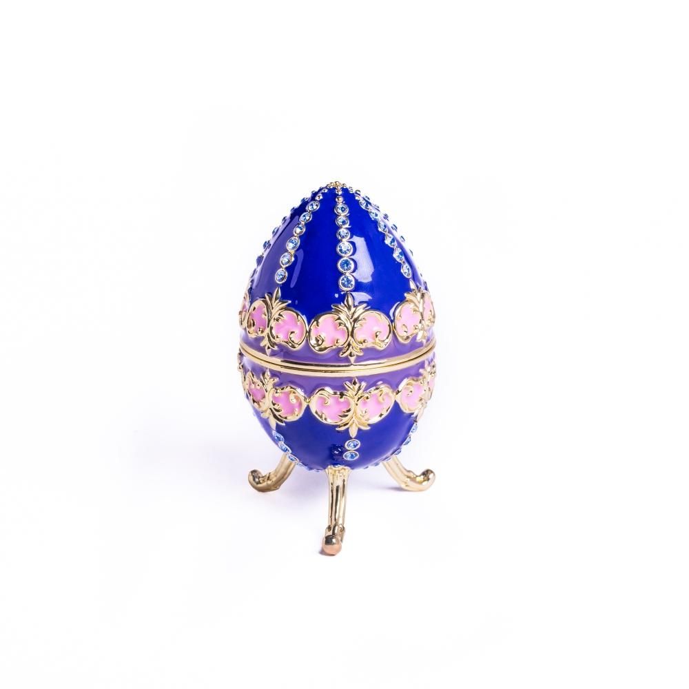 Keren Kopal Blue Decorated Faberge Egg