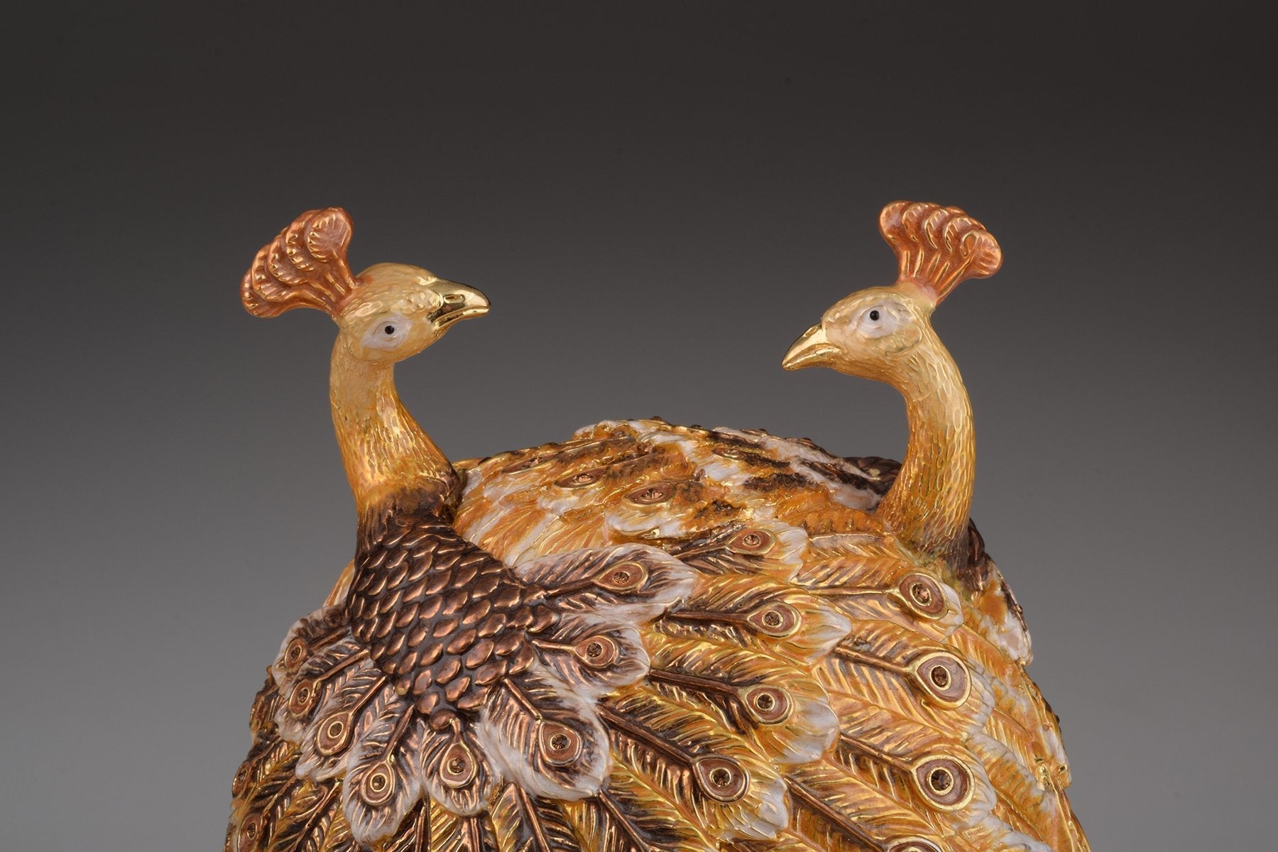 Keren Kopal Gold Peacocks Faberge Egg