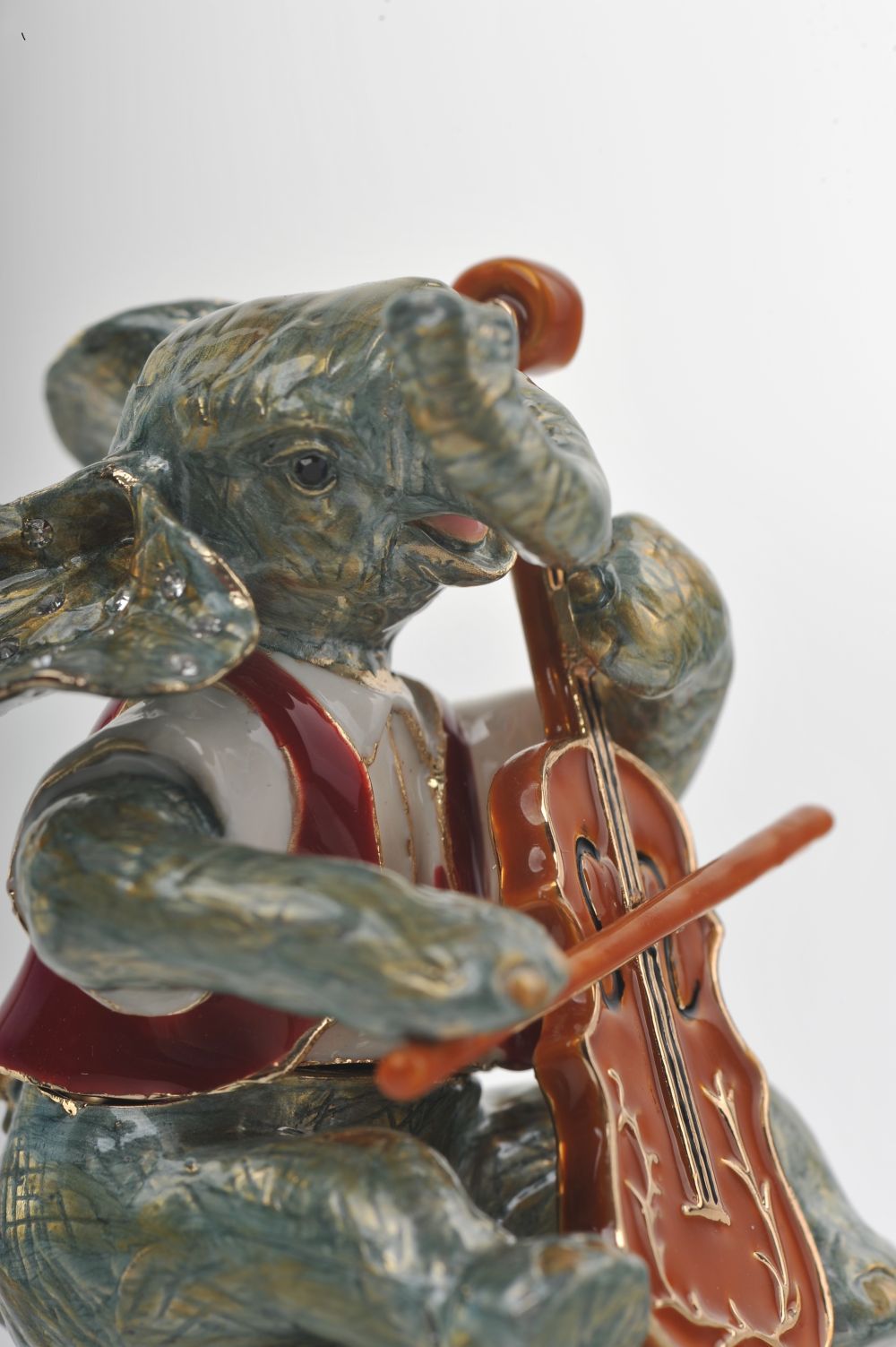 Keren Kopal Elephant Playing the Cello