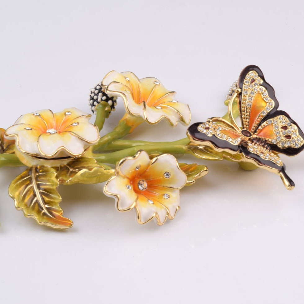 Keren Kopal Black & Orange Butterfly on Flowers