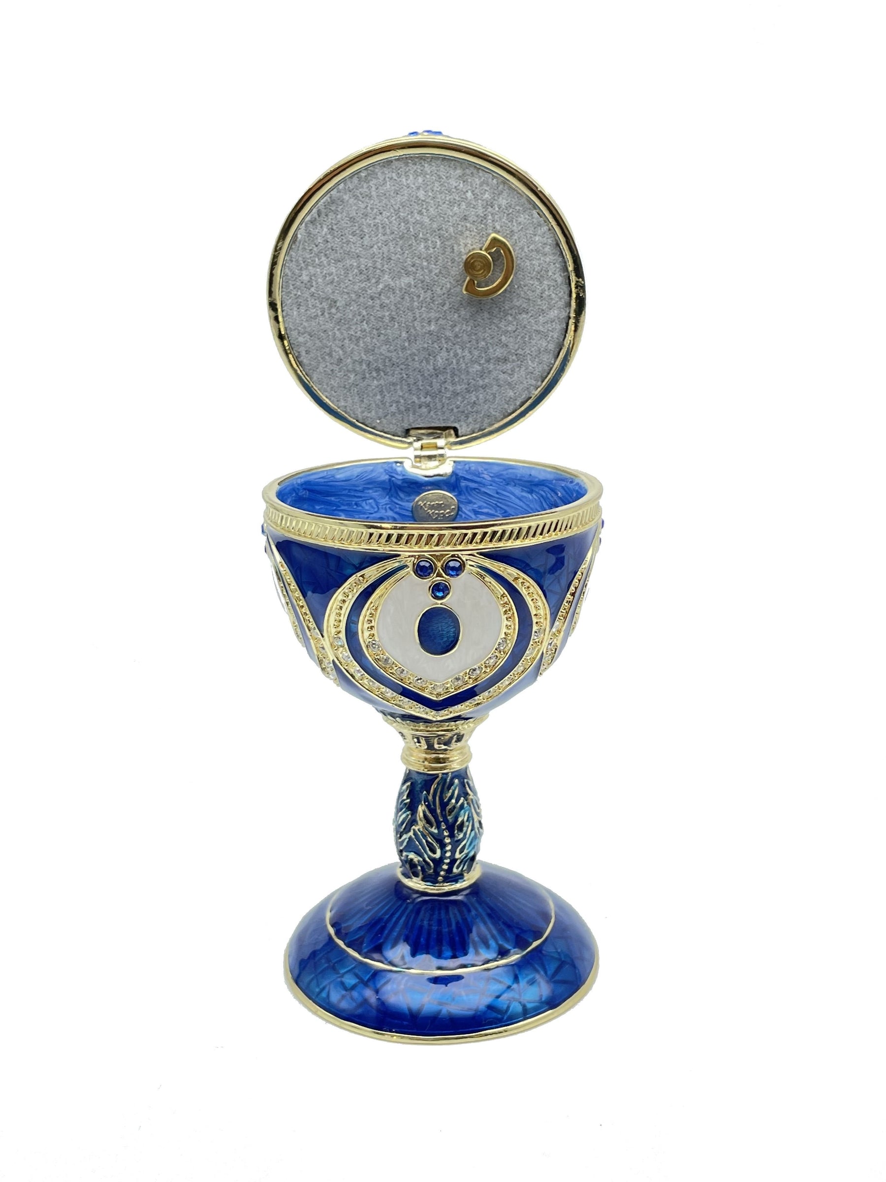 Keren Kopal Blue Faberge Egg Beethoven Music Playing