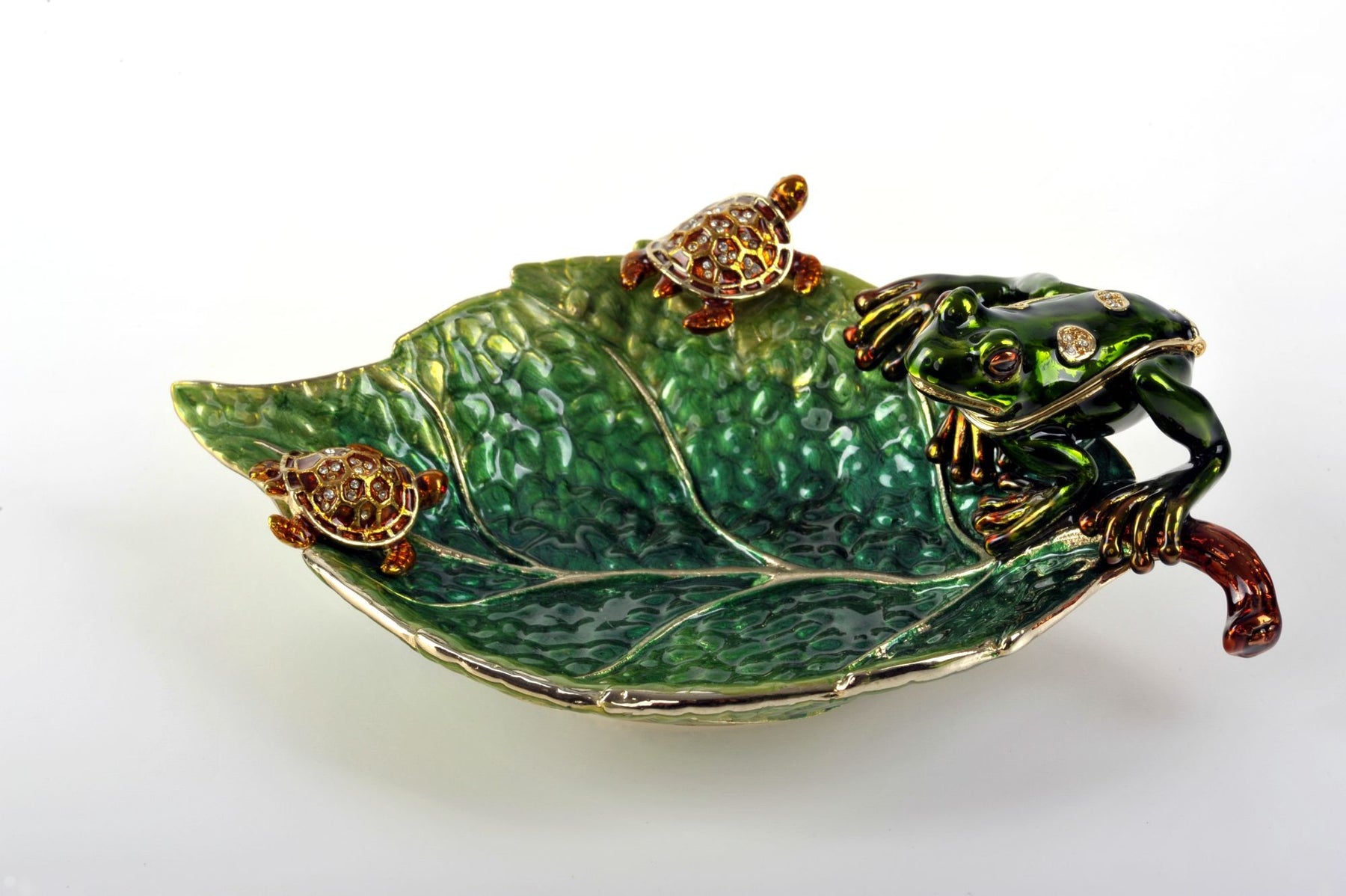 Keren Kopal Frog on a Leaf Bowl