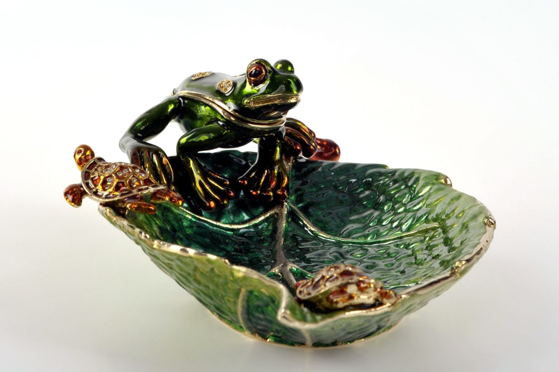 Keren Kopal Frog on a Leaf Bowl