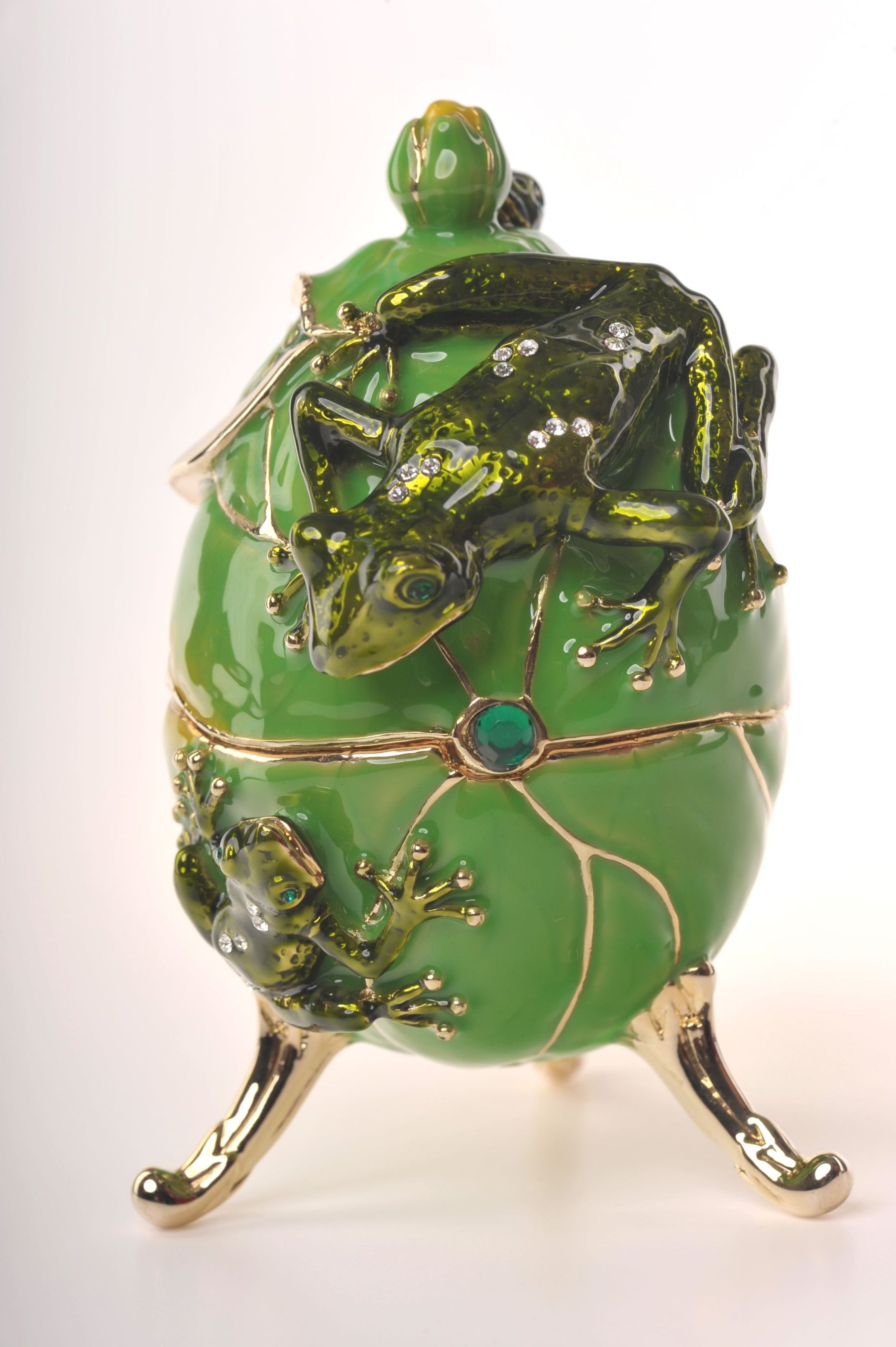 Keren Kopal Frogs Faberge Egg