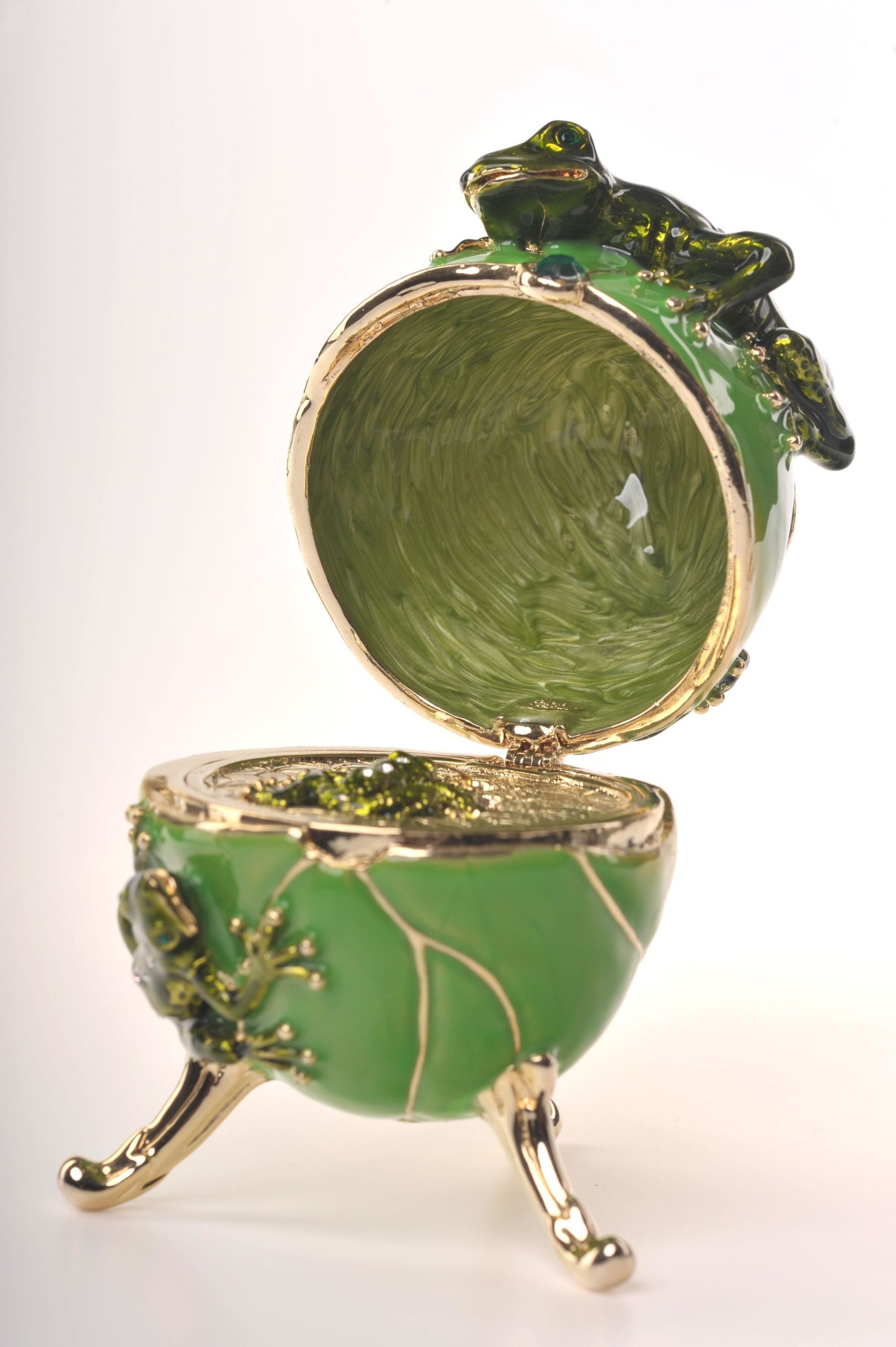 Keren Kopal Frogs Faberge Egg