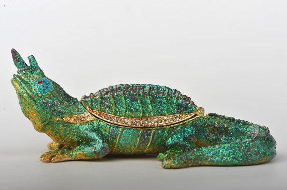 Keren Kopal Glittery Green Dragon