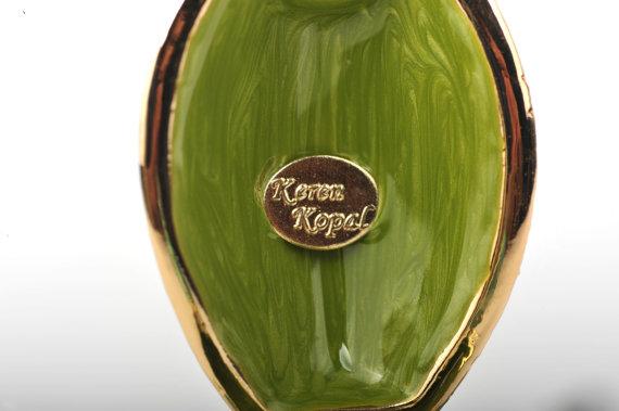 Keren Kopal Glittery Green Dragon