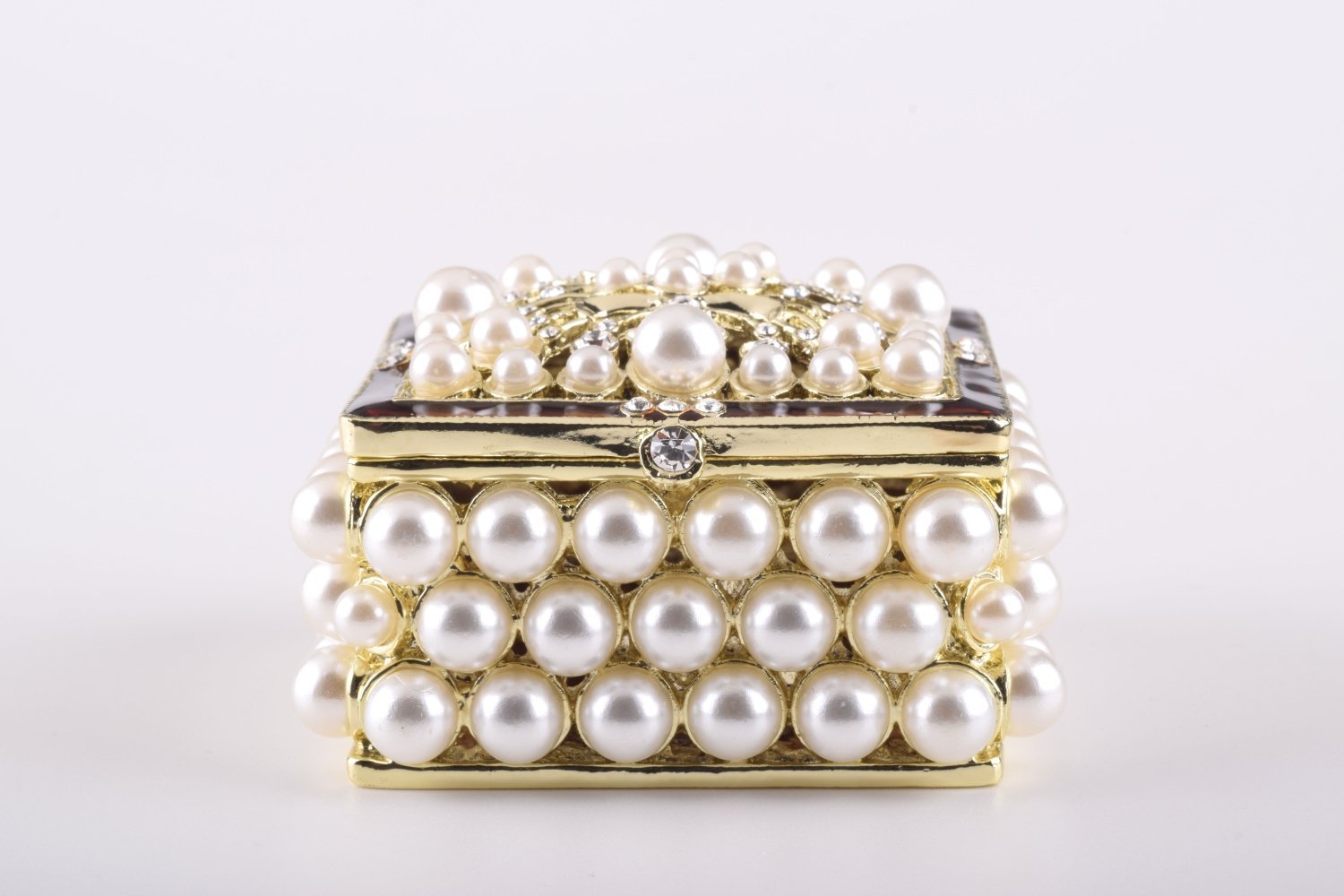 Keren Kopal Gold Box with Pearls