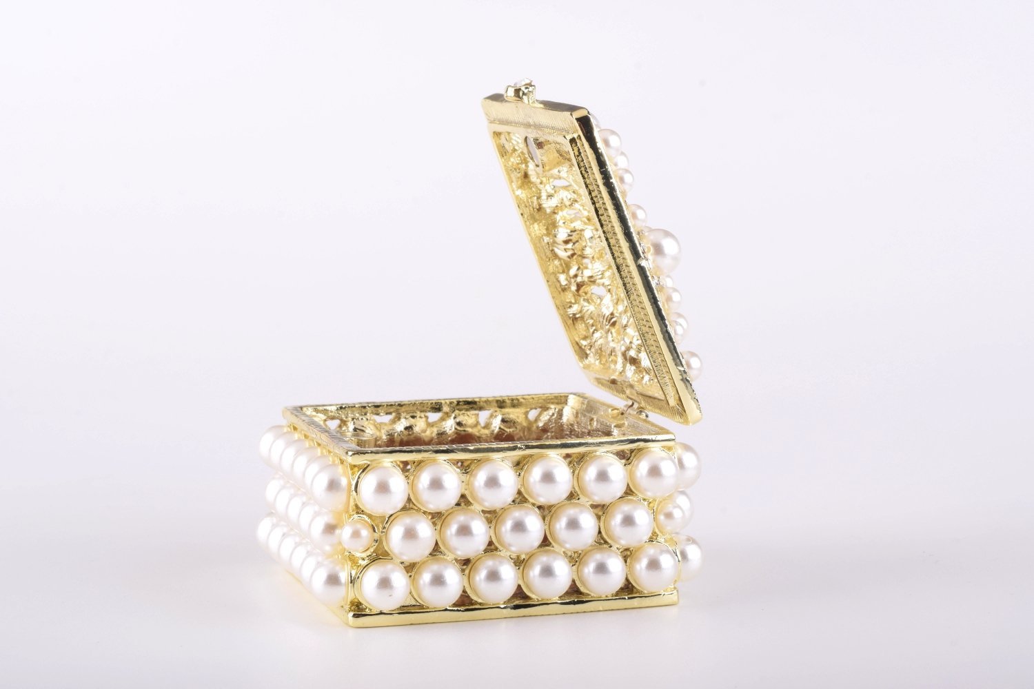 Keren Kopal Gold Box with Pearls