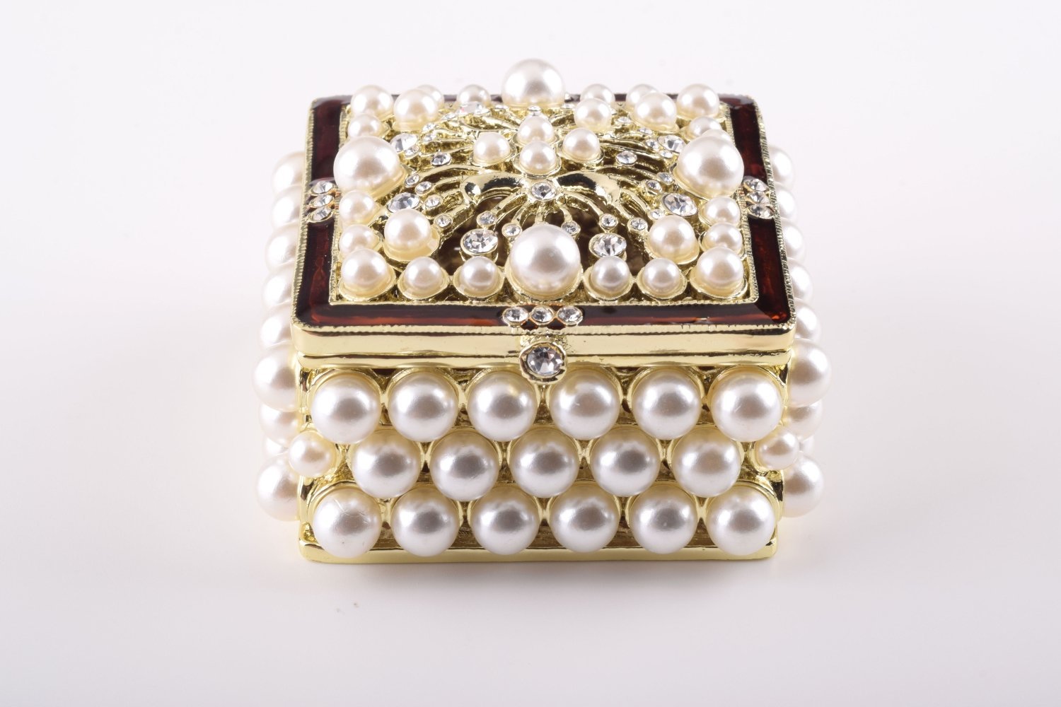 Keren Kopal Gold Box with Pearls