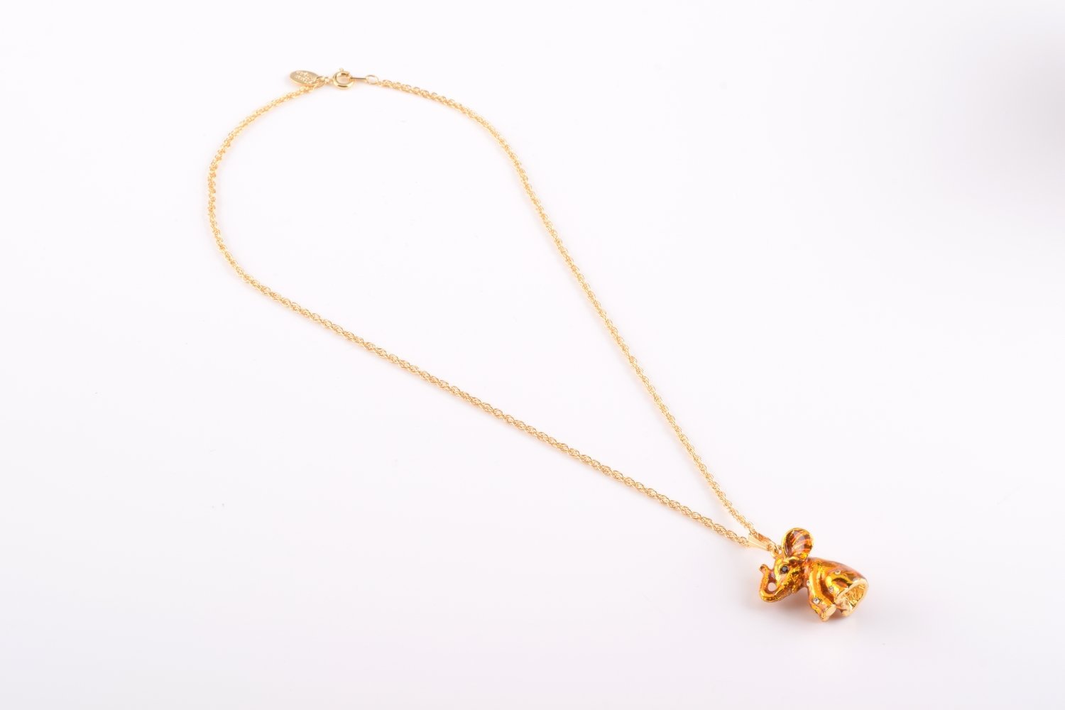 Keren Kopal Gold Elephant Pendant Necklace