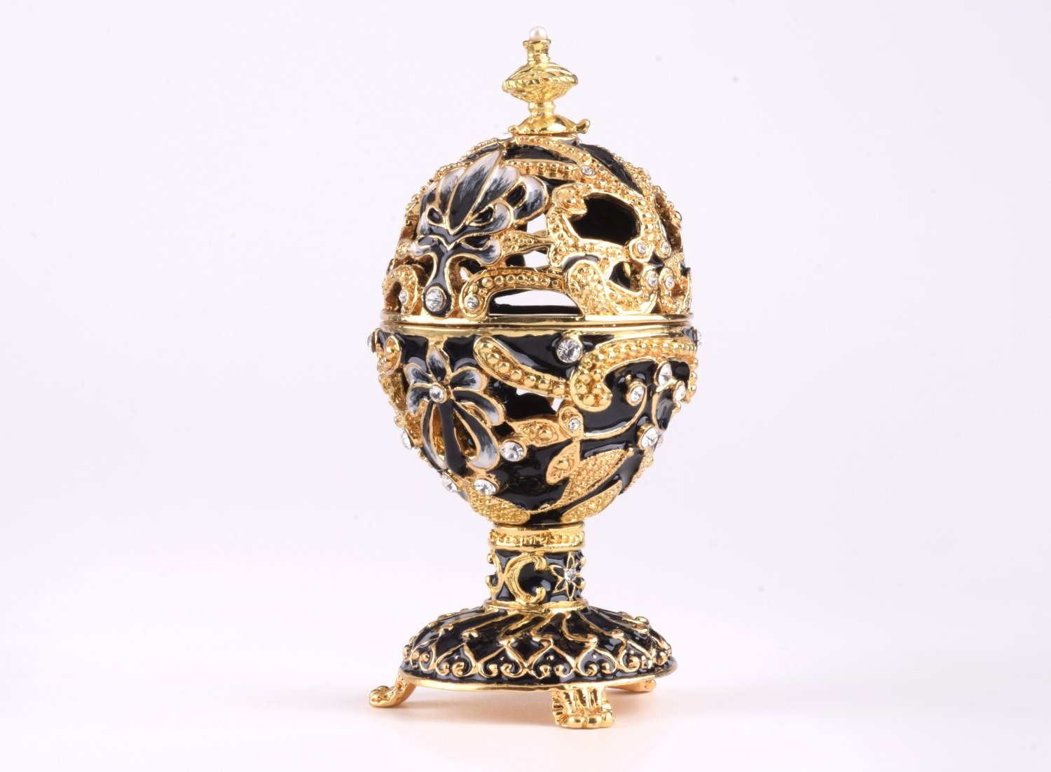 Keren Kopal Gold & Black Faberge Egg