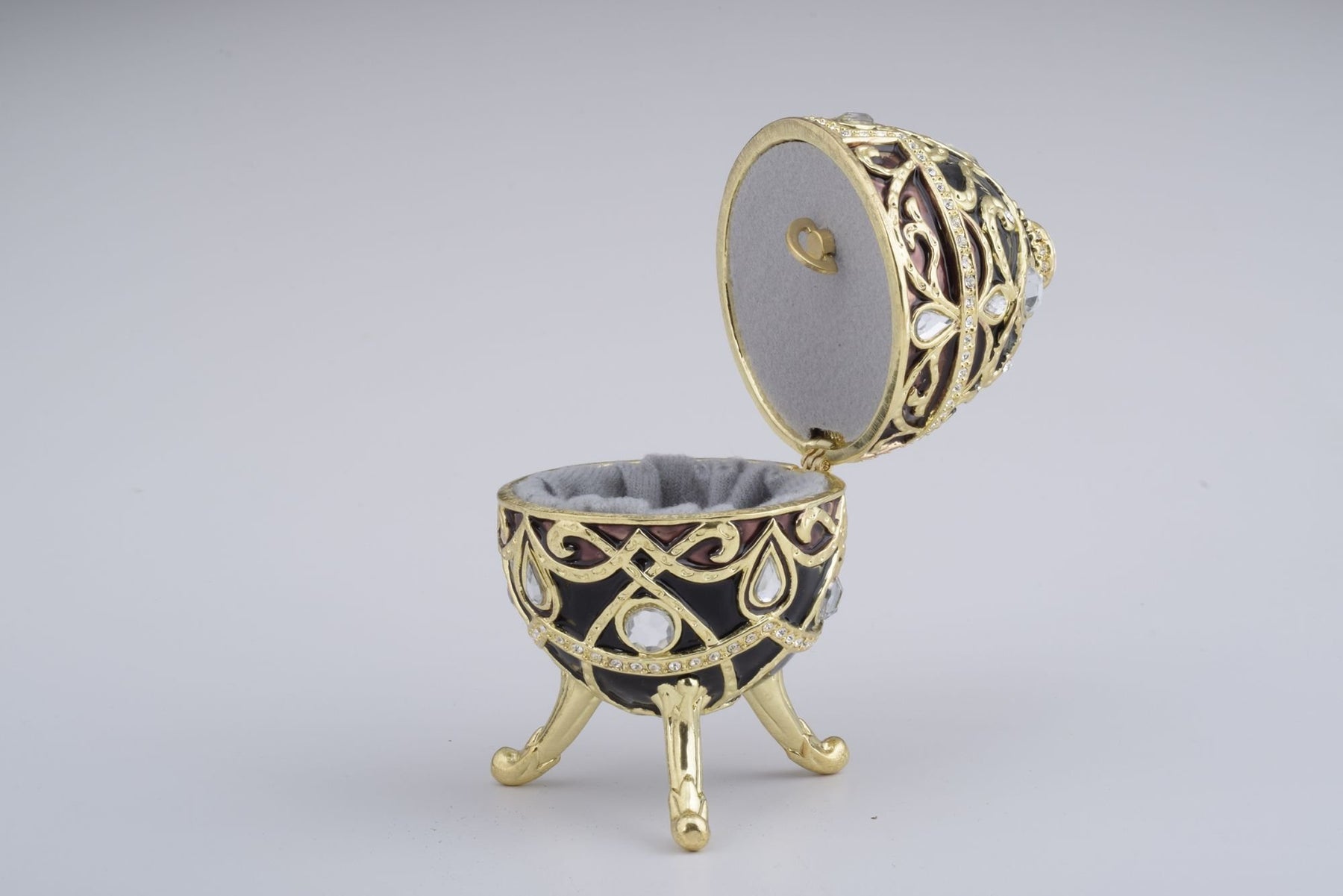 Keren Kopal Gold & Black Faberge Style Egg