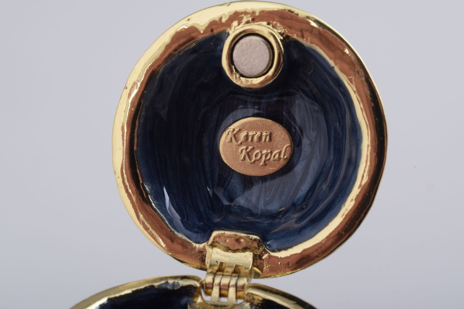 Keren Kopal Gold & Blue Faberge Egg