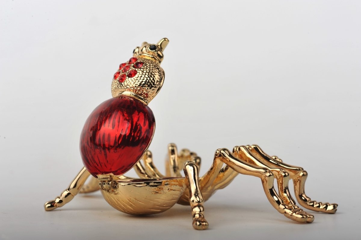 Keren Kopal Gold & Red Spider