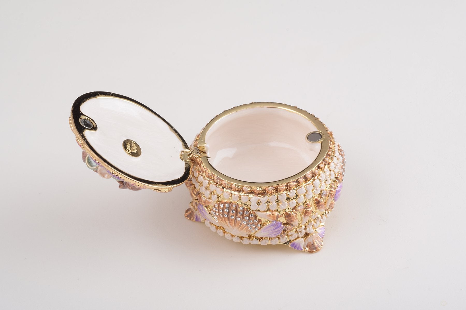 Keren Kopal Golden Seashells Trinket Box