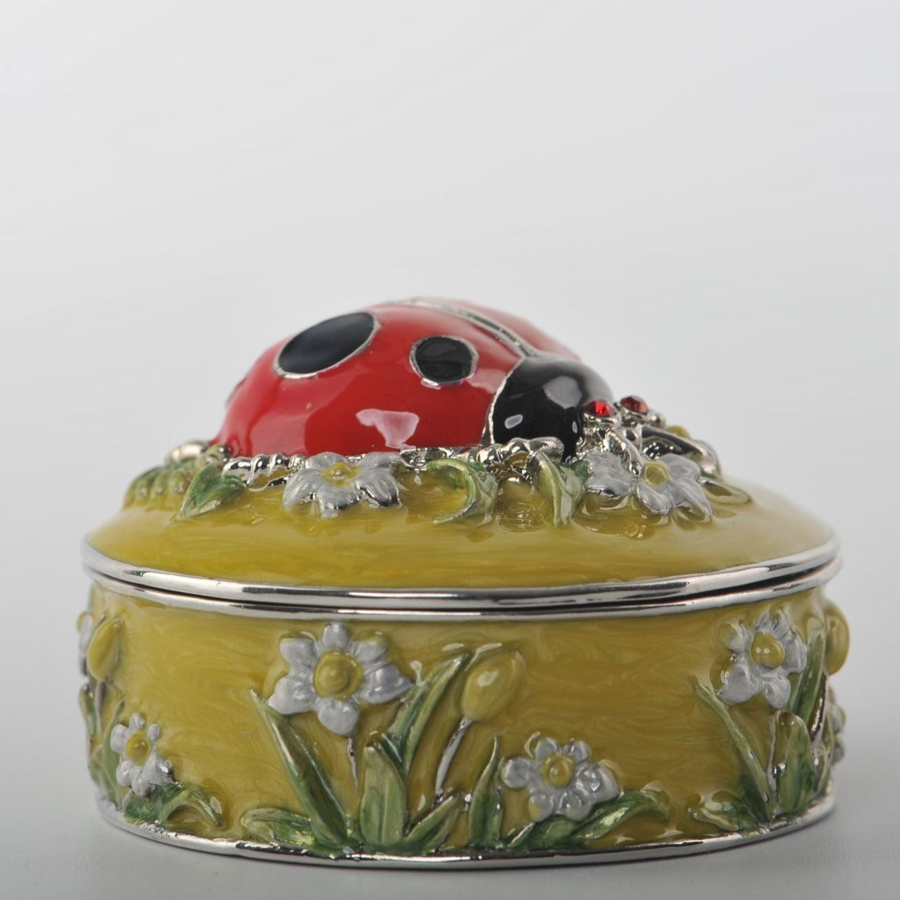 Keren Kopal Green Box with Red Ladybug