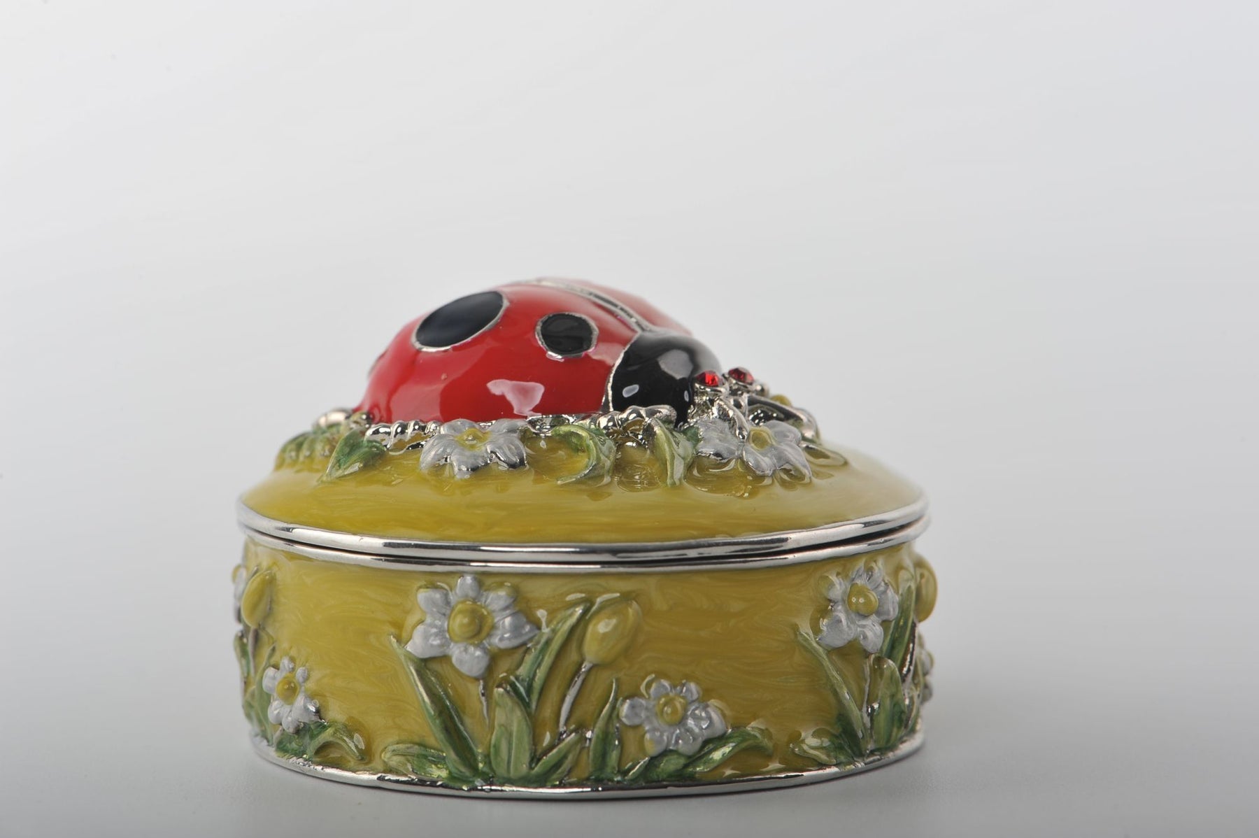 Keren Kopal Green Box with Red Ladybug