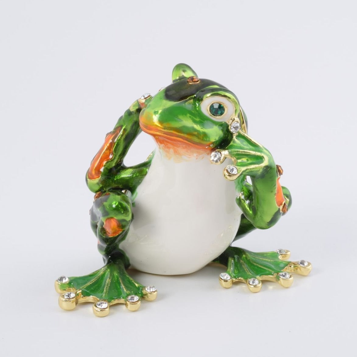 Keren Kopal Green Frog Hear No Evil