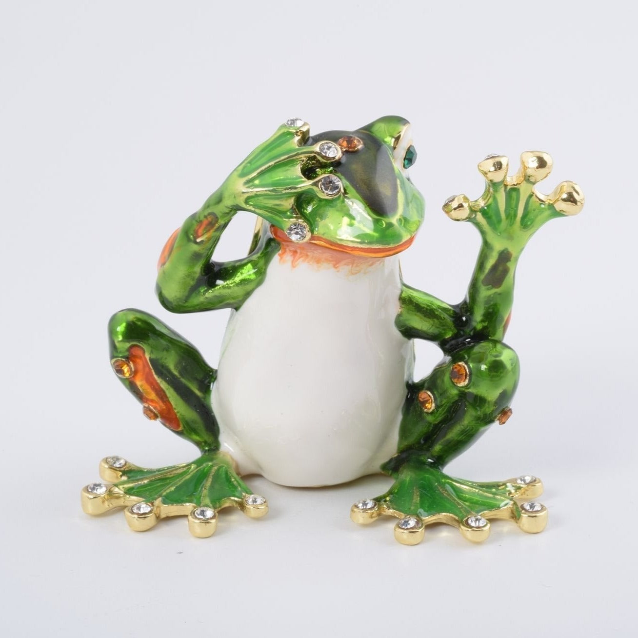 Keren Kopal Green Frog See No Evil