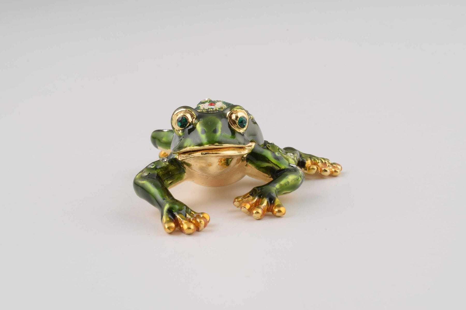 Keren Kopal Green Frog with a Flower