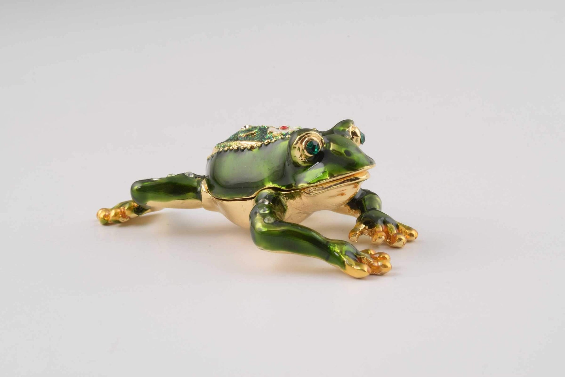 Keren Kopal Green Frog with a Flower