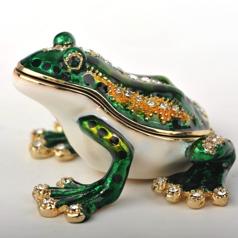 Keren Kopal Green & Gold Sitting Toad