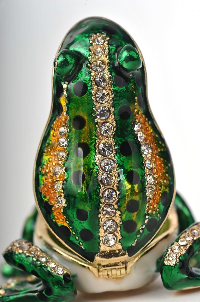 Keren Kopal Green & Gold Sitting Toad