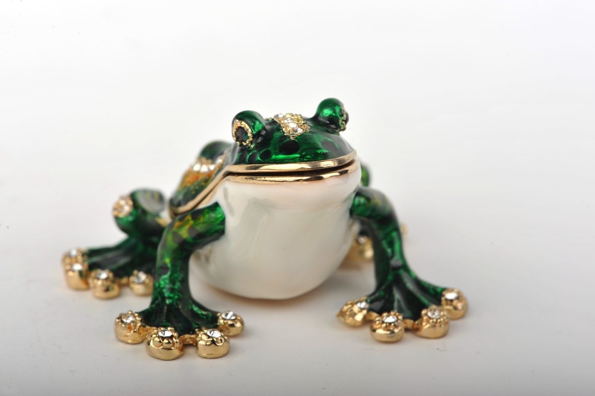 Keren Kopal Green & Gold Sitting Toad