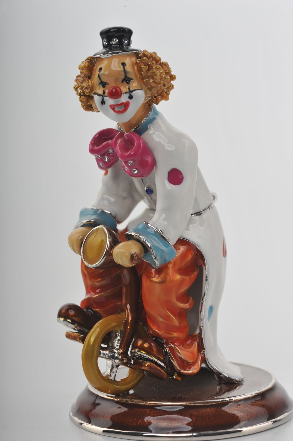 Keren Kopal Happy Circus Clown on Unicycle