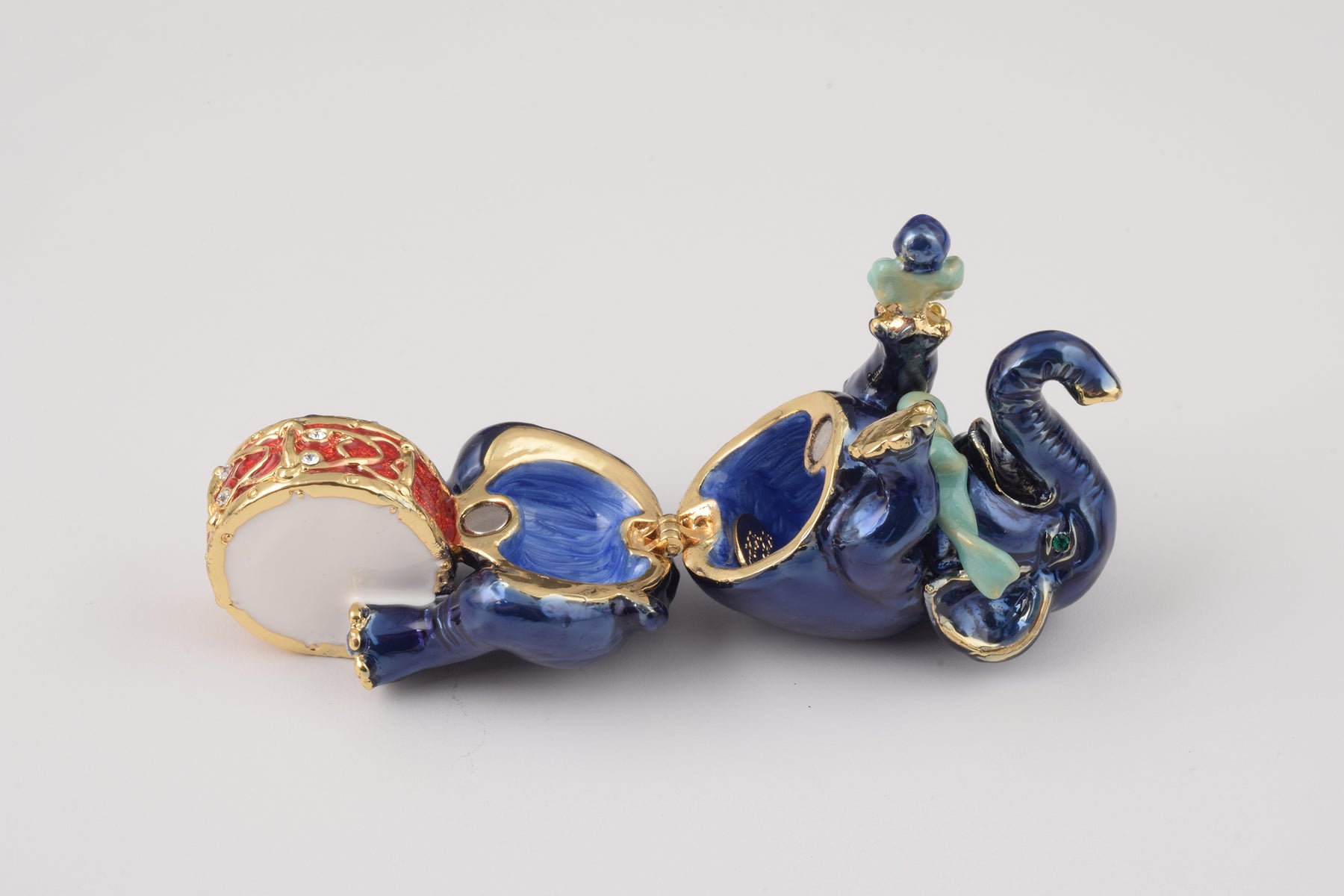 Keren Kopal Blue Elephant with Drum