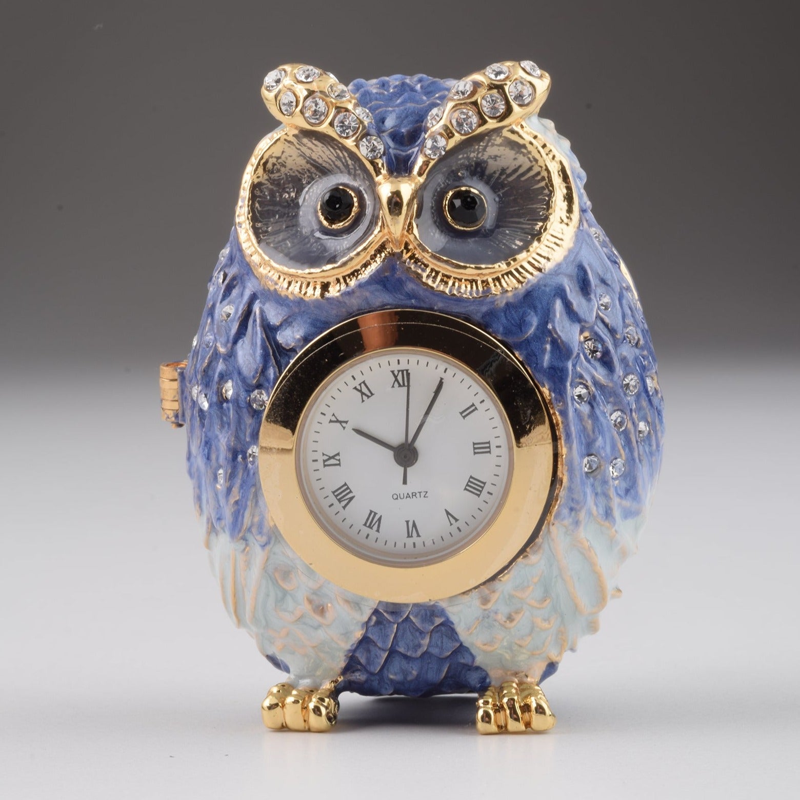 Keren Kopal Blue Owl with Clock