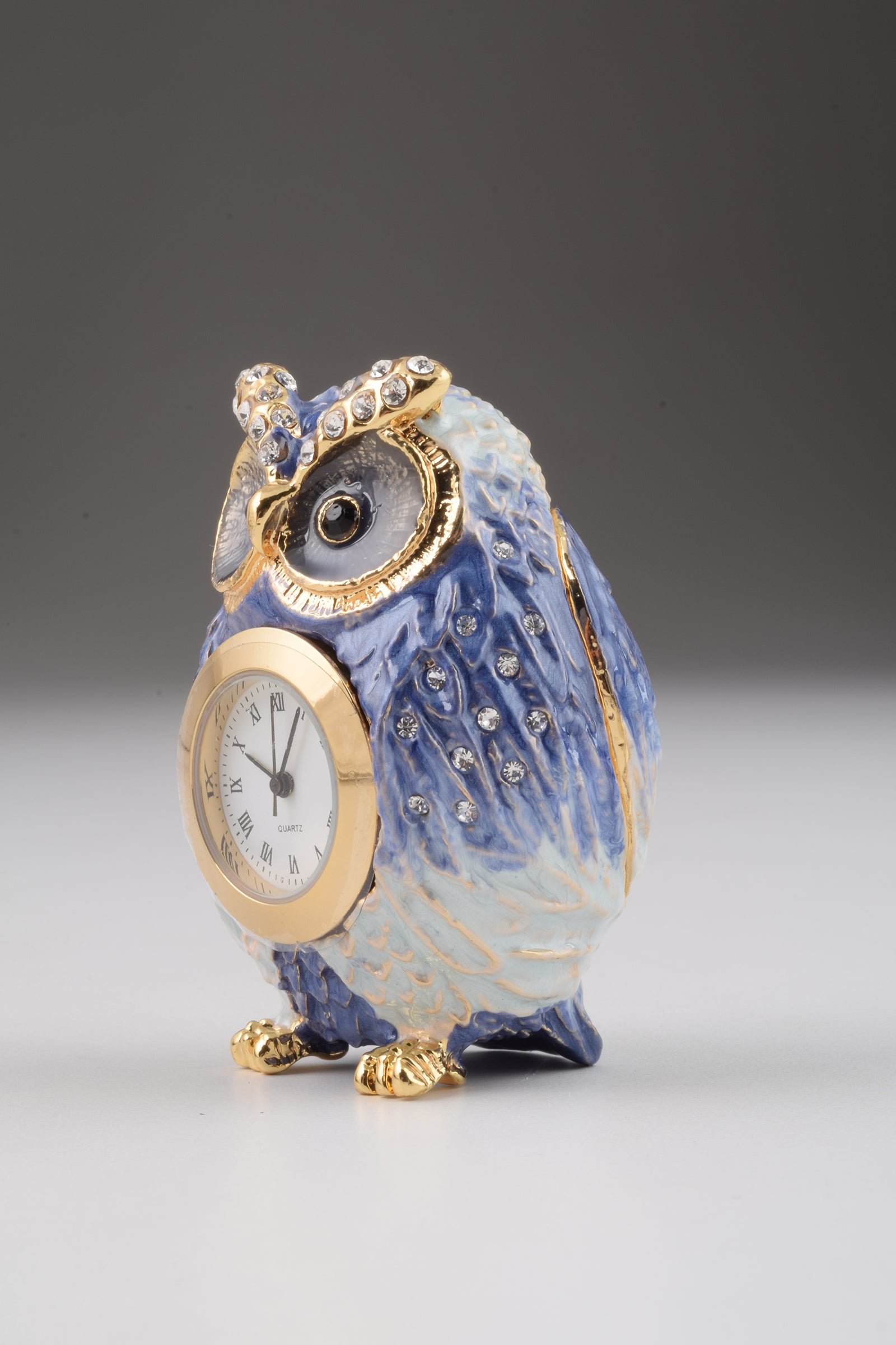 Keren Kopal Blue Owl with Clock