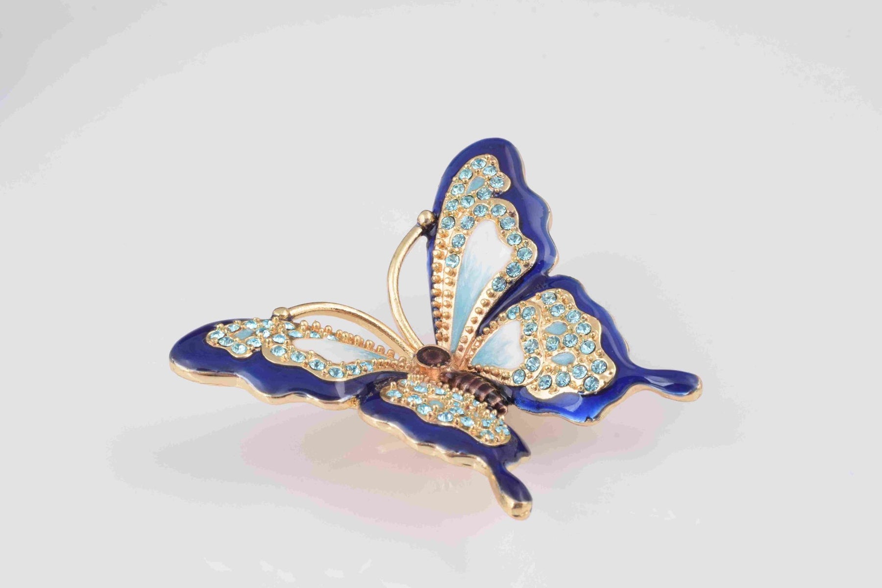Keren Kopal Blue Butterfly on Flowers