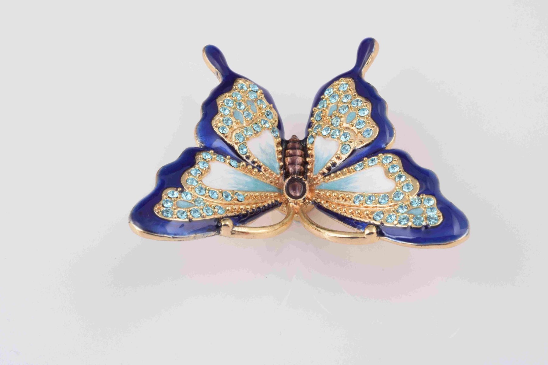Keren Kopal Blue Butterfly on Flowers
