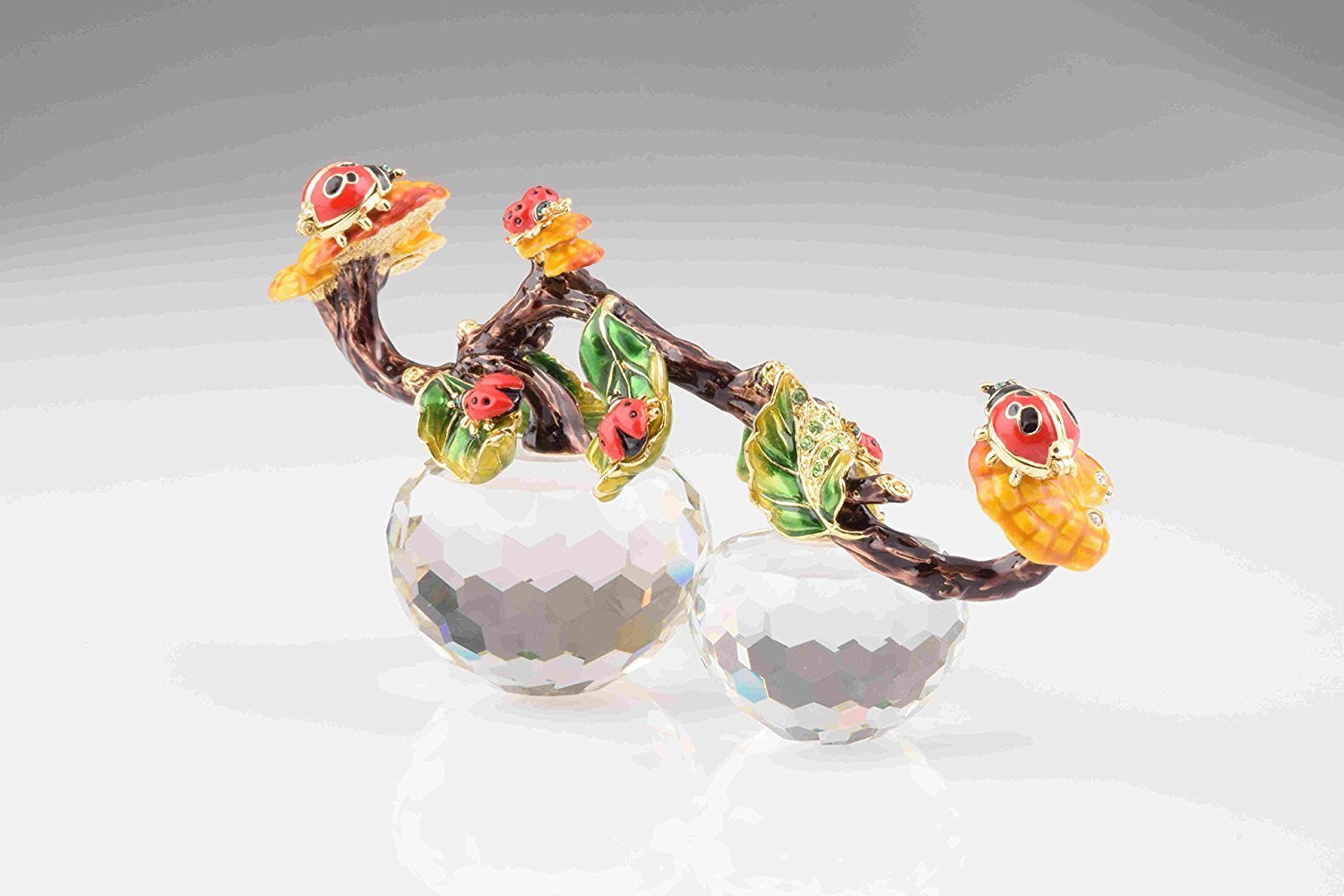 Keren Kopal Ladybugs on a Branch