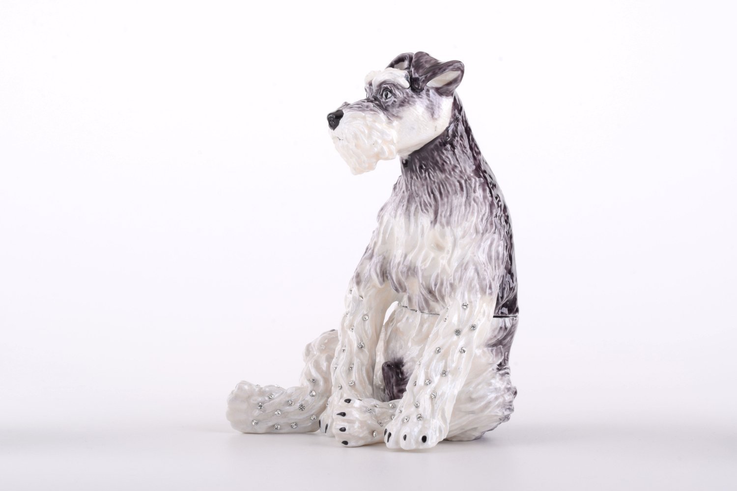 Keren Kopal Large white & Black Dog Limited Edition 1 of 250