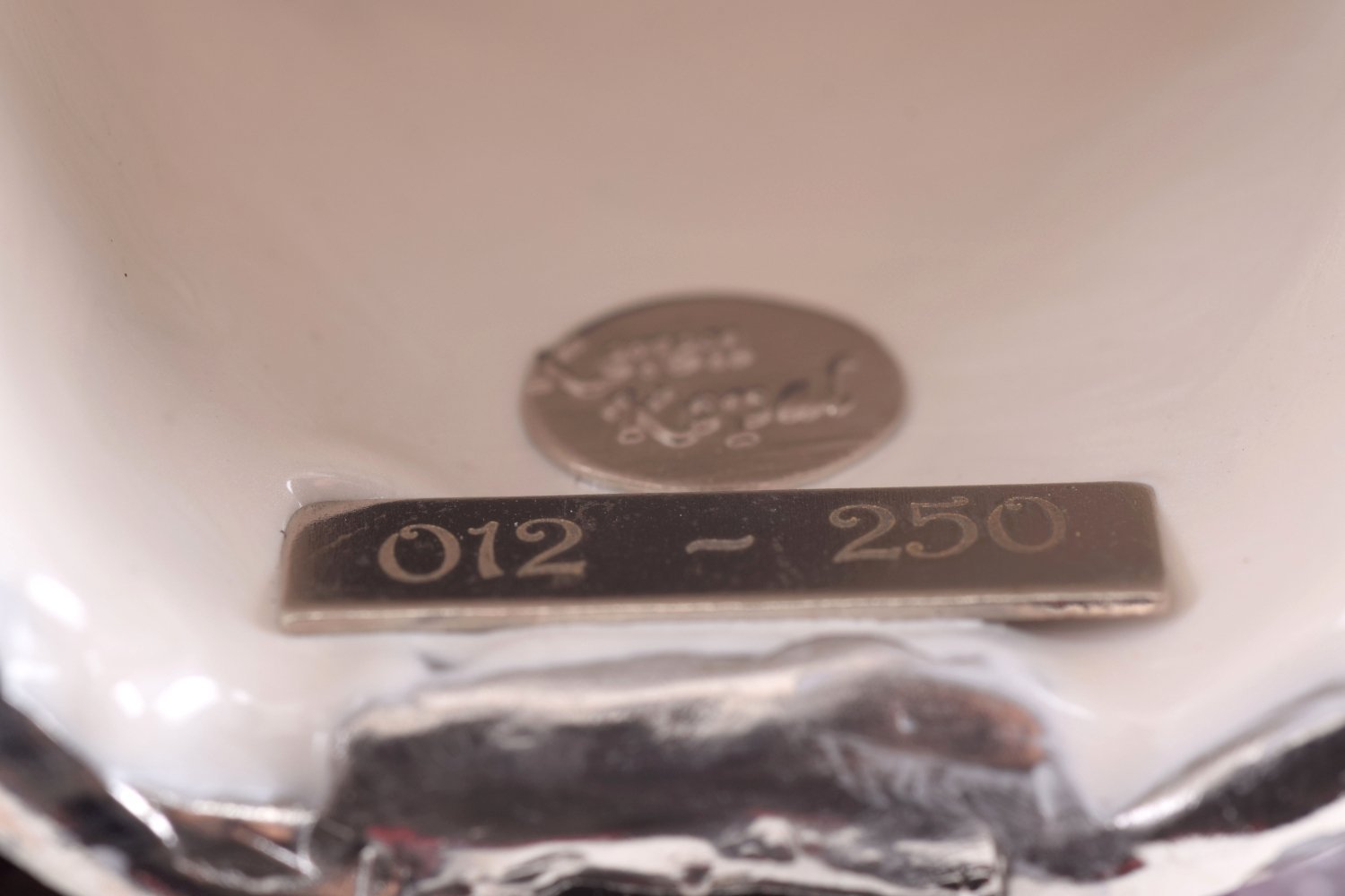 Keren Kopal Large white & Black Dog Limited Edition 1 of 250