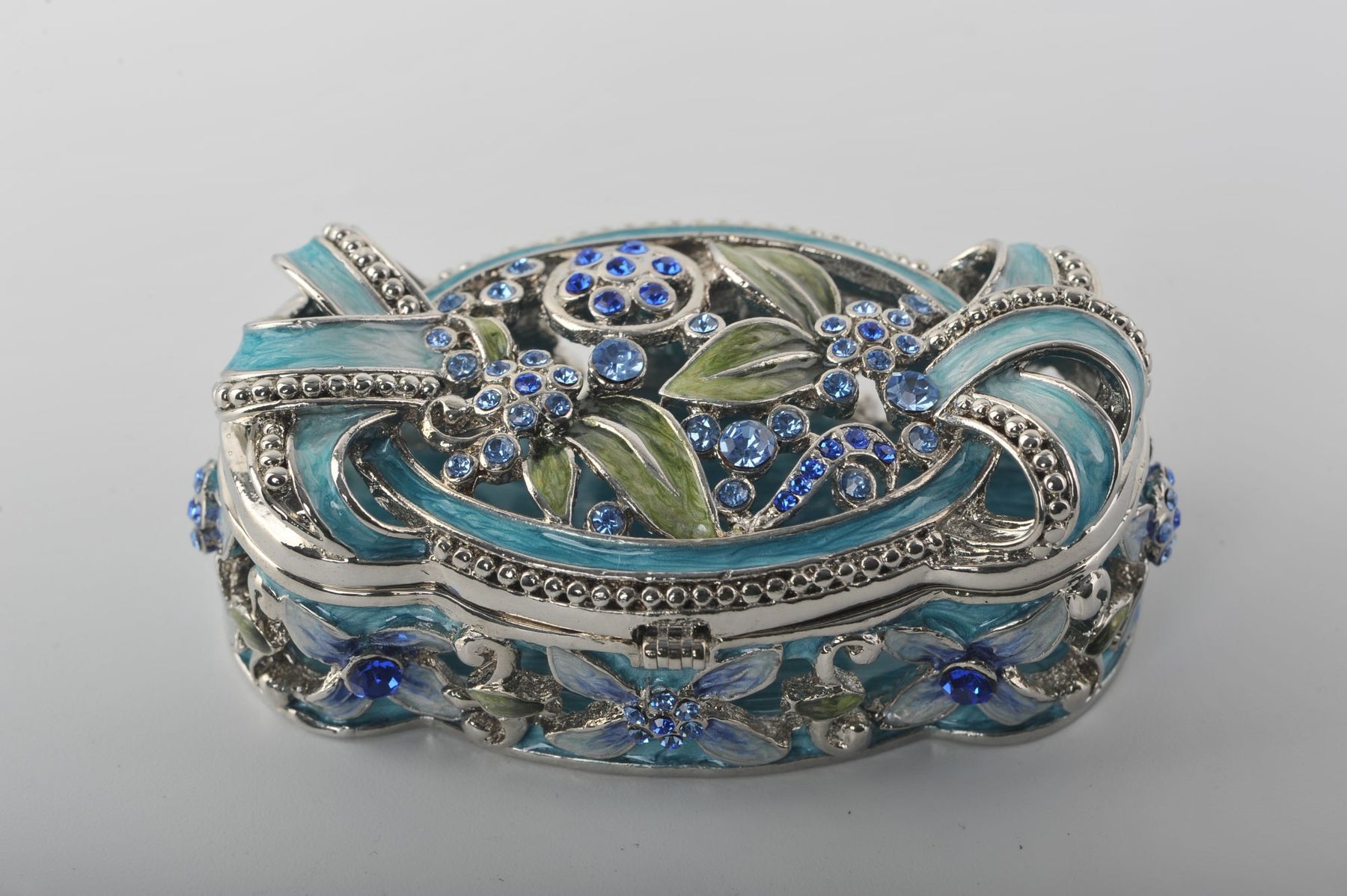 Keren Kopal Light Blue with Flowers Box